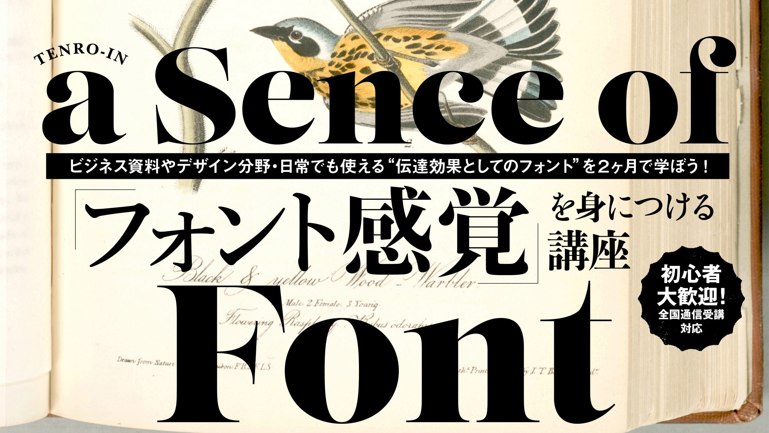 「フォント感覚」を身につける講座